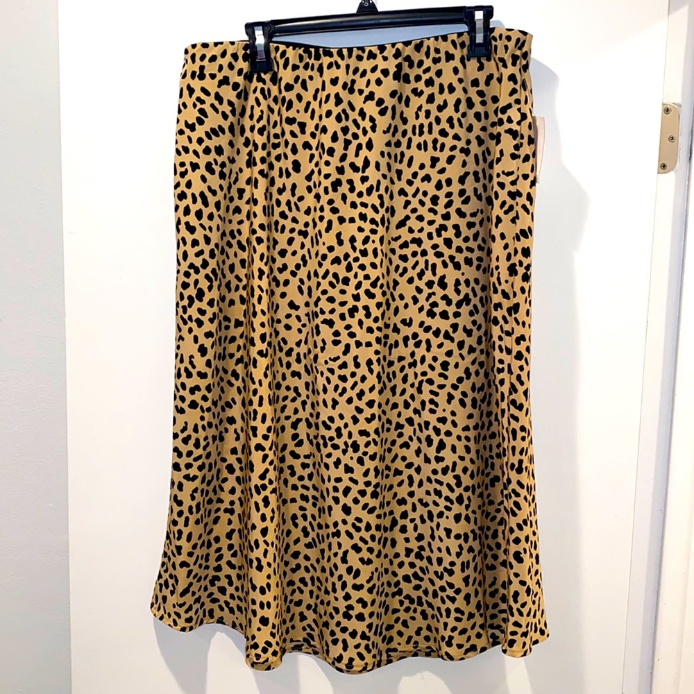 Sanctuary midi leopard skirt